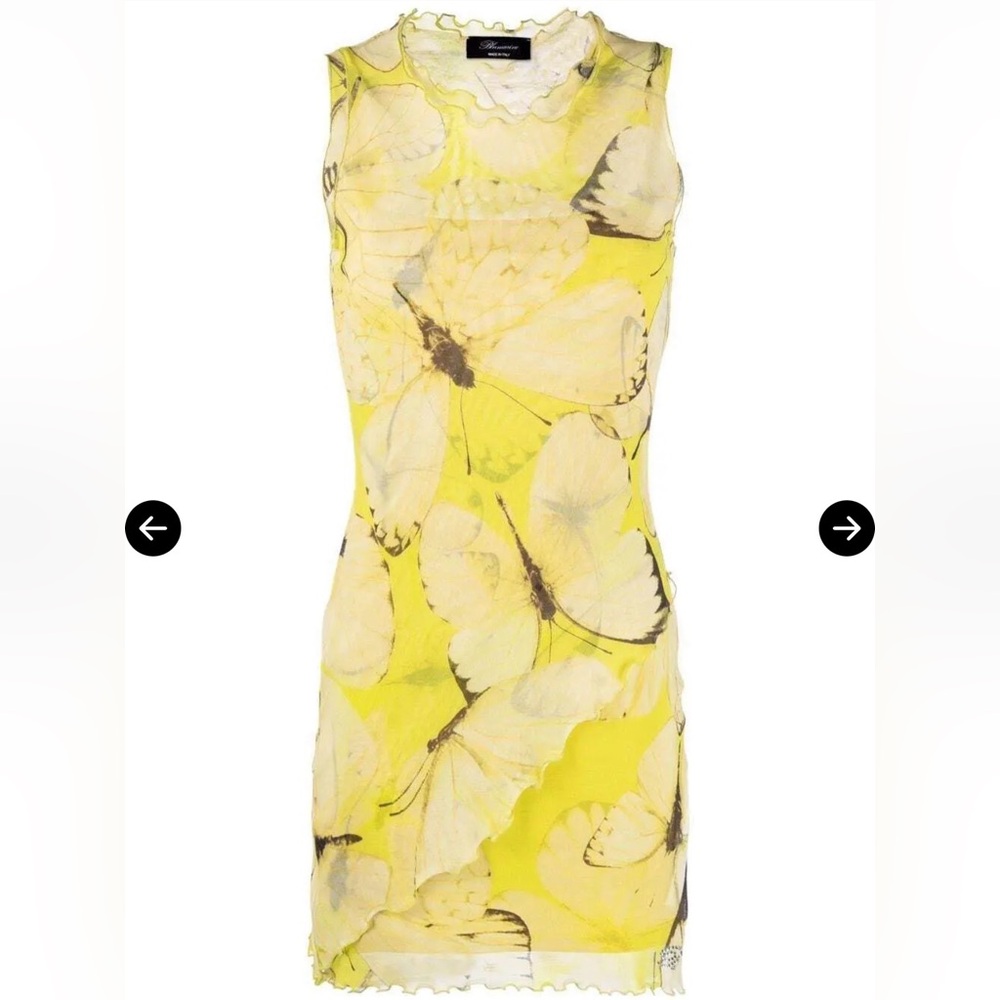BLUMARINE Butterfly Print Dress